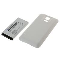 Resim Power-Case WHITE für  Samsung SM-G900 Galaxy S5 / SM-G901F Galaxy S5 Plus, Hochleistungsakku mit ca. 5600 mAh
