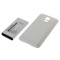 Εικόνα της Power-Case WHITE für  Samsung SM-G900 Galaxy S5 / SM-G901F Galaxy S5 Plus, Hochleistungsakku mit ca. 5600 mAh