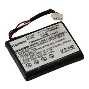 Afbeelding van Akku für  TomTom ONE XL HD, 1200 mAh, 3,7V (Abmessung: 43 × 35 × 9 mm)