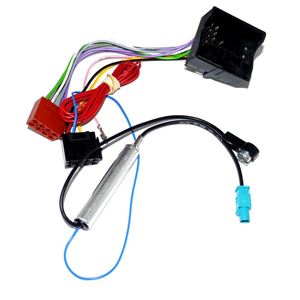 Resim Antennen-Adapter mit Phantomspeisung für Audi / VW / Seat / Skoda / BMW / Renault / Citroen / Opel / Peugeot von Fakra Z-Buchse auf DIN 50