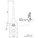 Изображение Dachantenne Dachantenne, ON STEEL-Design (GSM 900/1800, UMTS)