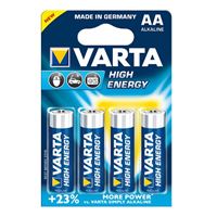 Afbeelding van Varta AA High Energy Batterie, 1,5V, 4 Stück