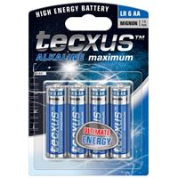 Resim Tecxus AA Batterien 1,5V, 4 Stück