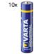 Image de Varta AAA Industrial High Energy Batterie, 1,5V, 1200 mAh, 10 Stück