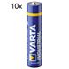 Изображение Varta AAA Industrial High Energy Batterie, 1,5V, 1200 mAh, 10 Stück