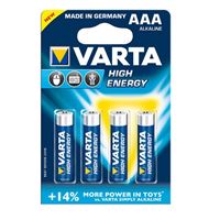 Afbeelding van Varta AAA High Energy Batterie, 1,5V, 4 Stück
