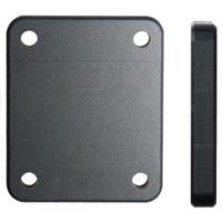 Obrazek Brodit Abstandsplatte Gerade, 42 x 50 x 7mm - Mit Montagebohrungen