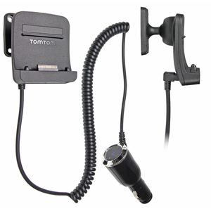 Resim Brodit Navihalter Aktiv, 12/24V, für  TomTom GO 500 2013 / GO 5000 / GO 600 / GO 6000, mit Mini-USB Ladeanschluss (ohne TMC)