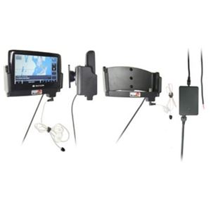 Resim Brodit Navihalter Aktiv, Festanschluss 12/24V für  Navigon 2100 max / 2110 max / 2150 max, Mit TMC-Antenne