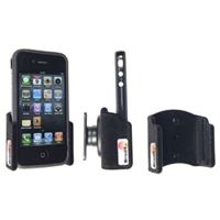 Resim Brodit Halter mit Kugelgelenk für  Apple iPhone 4 / iPhone 4S (für die Benutzung mit dem Original Apple Bumper + Filzstoff zum besseren Schutz vor Kratzer)