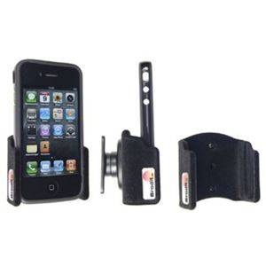 Resim Brodit Halter mit Kugelgelenk für  Apple iPhone 4 / iPhone 4S (für die Benutzung mit dem Original Apple Bumper + Filzstoff zum besseren Schutz vor Kratzer)