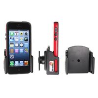 Resim Brodit Halter mit Kugelgelenk für  Apple iPhone 5 / iPhone 5S, einstellbar (seitlich), passend für Geräte mit normalen Skins (Schutzhüllen), Maximale Maße: Breite: 62-77 mm, Dicke: 6-10 mm