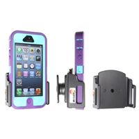 Resim Brodit Halter mit Kugelgelenk für  Apple iPhone 5 / iPhone 5S, einstellbar (seitlich), passend für Geräte mit Otterbox Defender Hülle, Maximale Maße: Breite: 62-77 mm, Dicke: 9-13 mm