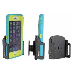 Resim Brodit Halter mit Kugelgelenk für  Apple iPhone 6, einstellbar (seitlich), passend für Geräte mit normalen Skins (Schutzhüllen), Maximale Maße: Breite: 75-89 mm, Dicke: 9-13 mm
