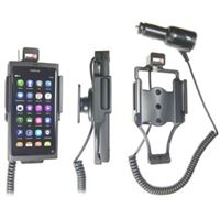 Resim Brodit Halter Aktiv, 12/24V, für  Nokia Lumia 800 / N9 (nur für die Benutzung mit dem Original Soft-Case, z.B. CC-1031!)