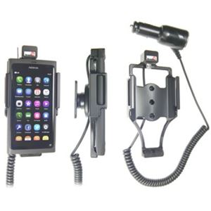 Resim Brodit Halter Aktiv, 12/24V, für  Nokia Lumia 800 / N9 (nur für die Benutzung mit dem Original Soft-Case, z.B. CC-1031!)