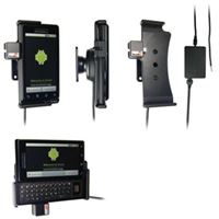Resim Brodit Halter Aktiv, mit Festanschluss, 12/24V, für  Motorola Milestone