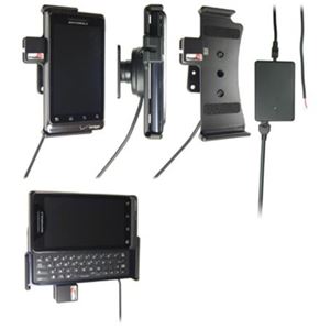 Resim Brodit Halter Aktiv, mit Festanschluss, 12/24V, für  Motorola Milestone 2