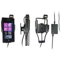 Resim Brodit Halter Aktiv, mit Festanschluss, 12/24V, für  Samsung i8700 Omnia 7