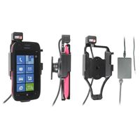 Resim Brodit Halter Aktiv, mit Festanschluss, 12/24V, für  Nokia Lumia 710