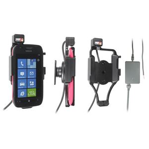 Resim Brodit Halter Aktiv, mit Festanschluss, 12/24V, für  Nokia Lumia 710