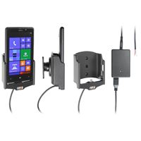 Resim Brodit Halter Aktiv, mit Festanschluss, 12/24V, für  Nokia Lumia 820