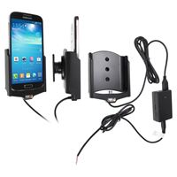 Resim Brodit Halter Aktiv, mit Festanschluss, 12/24V, für  Samsung i9500 Galaxy S4 / i9505 Galaxy S4 / i9506 Galaxy S4 LTE+ / i9515 Galaxy S4 Value Edition