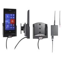 Resim Brodit Halter Aktiv, mit Festanschluss, 12/24V, für  Nokia Lumia 520 / Lumia 525