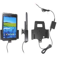Resim Brodit Halter Aktiv, mit Festanschluss, 12/24V, für  Samsung Galaxy Tab Active, passt für Geräte mit dem Original Skin