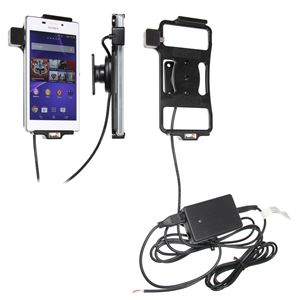 Resim Brodit Halter Aktiv, mit Festanschluss, 12/24V, für  Sony Xperia M2