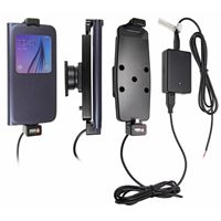 Resim Brodit Halter Aktiv, mit Festanschluss, 12/24V, für  Samsung SM-G920F Galaxy S6, Für Geräte mit Skins (Dünnen Schutztaschen / Cover)