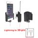 Resim Brodit Halter mit Kugelgelenk für  Apple iPhone 6 Plus , Achtung: Halter ist nur für die Aufnahme des abgebildeten Original Adapters (Apple MD824ZM/A 30-Pin-Dock auf Lightning Anschluss) vorgesehen!