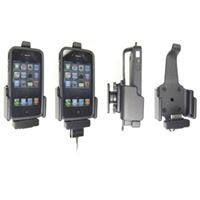 Resim Brodit Halter mit Apple-Durchgangsstecker- und Kugelgelenk für  Apple iPhone 4 / iPhone 4S, Vertikale oder Horizontale Position - Auch für die Benutzung mit Skins (Verstellbar)
