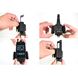 Resim Brodit Halter mit Apple-Durchgangsstecker- und Kugelgelenk für  Apple iPhone 4 / iPhone 4S, Vertikale oder Horizontale Position - Auch für die Benutzung mit Skins (Verstellbar)