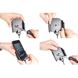 Picture of Brodit Halter Aktiv USB, 12V, für  Apple iPhone 5 / iPhone 5S, inkl. USB-Ladegerät, Verstellbar (seitlich), für Geräte mit größeren Skins (Schutzhüllen) - Maximale Maße: Breite 62-77 mm, Dicke: 6-10 mm, Ladekabel ist von Apple lizenziert!
