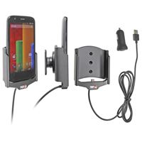 Bild von Brodit Halter Aktiv USB, 12V, für  Motorola Moto G, inkl. USB-Ladegerät
