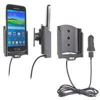 Bild von Brodit Halter Aktiv USB, 12V, für  Samsung SM-G800 Galaxy S5 Mini, inkl. USB-Ladegerät