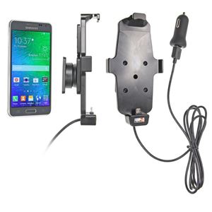Bild von Brodit Halter Aktiv USB, 12V, für  Samsung SM-G850F Galaxy Alpha, inkl. USB-Ladegerät, für Geräte mit Skins (Dünnen Schutztaschen/Cover)