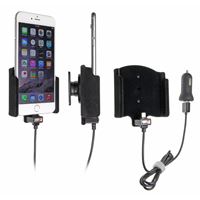 Picture of Brodit Halter Aktiv USB, 12V, für  Apple iPhone 6 Plus, inkl. USB-Ladegerät, Gepolstert (Filzschutz), Ladekabel ist von Apple lizenziert!