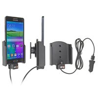 Obrazek Brodit Halter Aktiv USB, 12V, für  Samsung Galaxy A5, inkl. USB-Ladegerät, passend für Geräte mit Otterbox Defender Hülle!