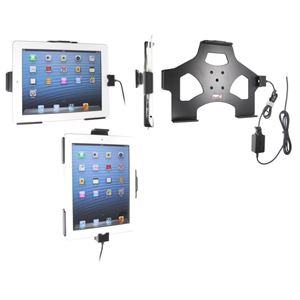 Resim Brodit Halter Aktiv, mit Festanschluss, 12/24V, für  Apple iPad 4, Ladekabel ist von Apple lizenziert!