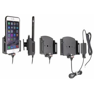 Resim Brodit Halter Aktiv, mit Festanschluss, 12/24V, für  Apple iPhone 6 Plus, Verstellbar (seitlich), für Geräte mit dünnen Skins (Schutzhüllen), Ladekabel ist von Apple lizenziert!