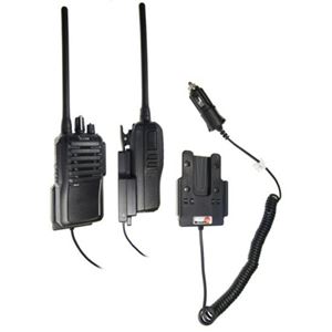 Resim Brodit Halter Aktiv, 12/24V, für  iCom IC-F3002 / IC-F4002, Slim Design, Ladegerät im Halter integriert