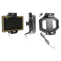 Resim Brodit Halter Aktiv, mit Festanschluss, 12/24V, für  Getac Z710, verschließbare Version!