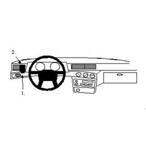 Image de Brodit ProClip für Volvo 740, ab Baujahr 1982 bis 1990