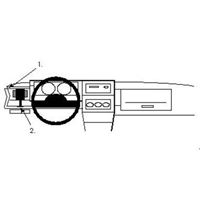 Image de Brodit ProClip für VW Polo, ab Baujahr 1991 bis 1994
