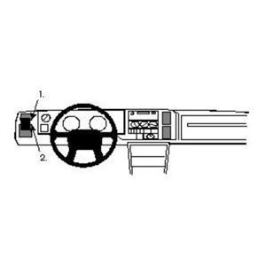 Image de Brodit ProClip für Volvo 460, ab Baujahr 1989 bis 1996