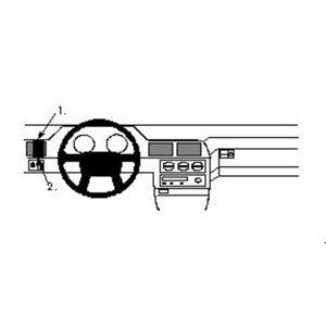 Image de Brodit ProClip für Volvo V 90, ab Baujahr 1997 bis 1998