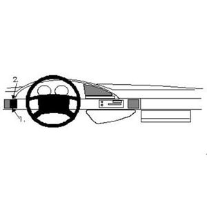 Image de Brodit ProClip für Peugeot 806, ab Baujahr 1995 bis 2001