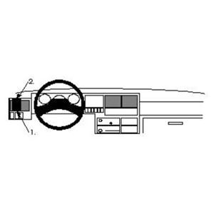 Image de Brodit ProClip für VW Transporter T4, ab Baujahr 1991 bis 1995